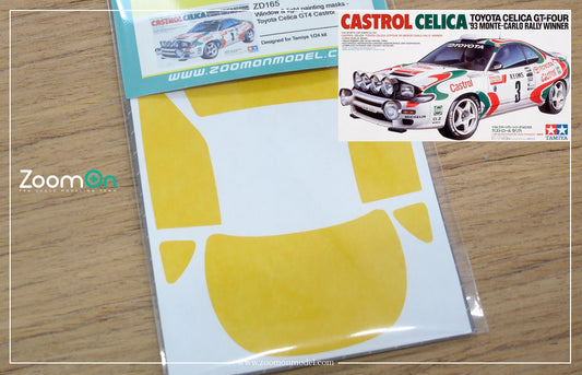 Toyota Celica GT4 Castrol - window and light painting masks