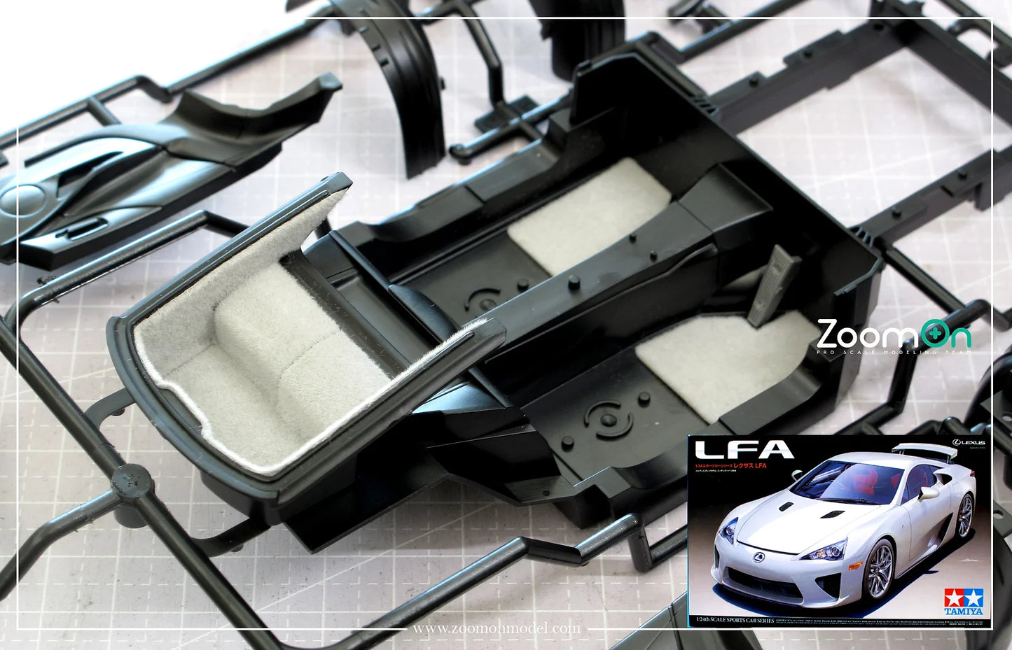 Carpet set - Light Grey Lexus LFA