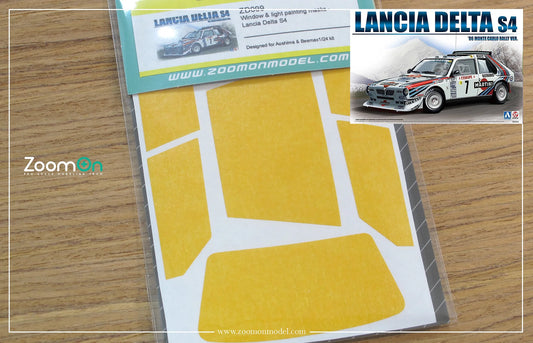 1/24 Lancia Delta S4 - Window & light painting masks