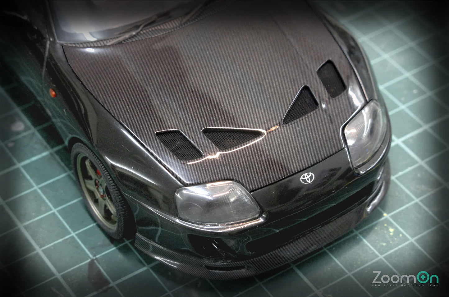 Carbon fiber decal (Large) -Twill weave