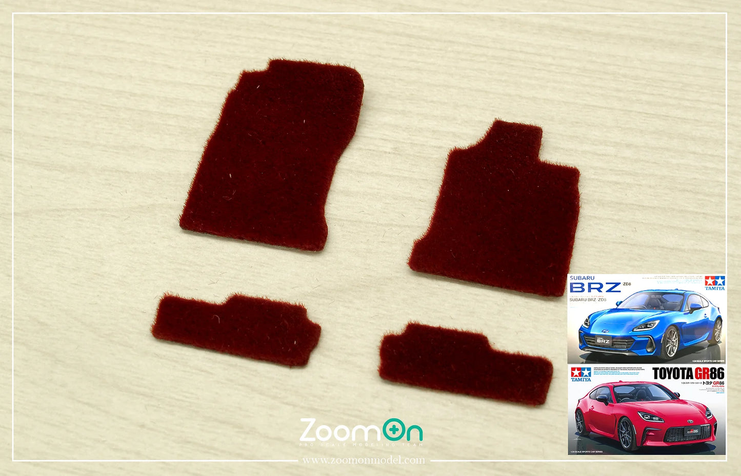 Carpet set - Grey Toyota GR86/Subaru BRZ