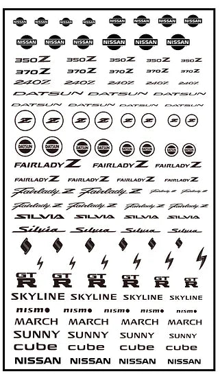 Nissan logo metal sticker