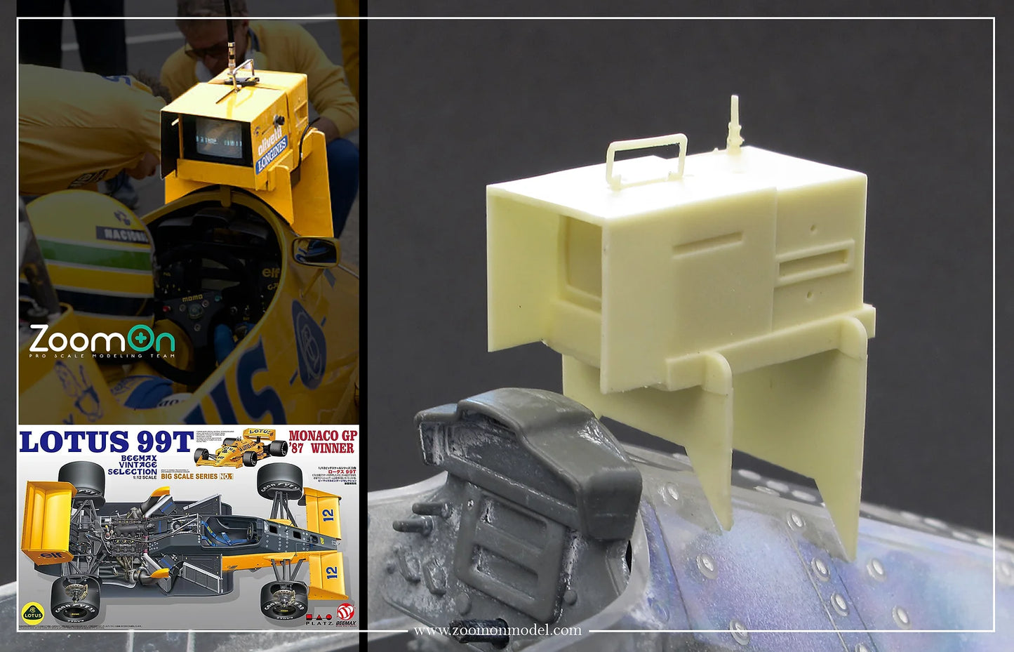 Zoom On 1/12 80's F1 monitor