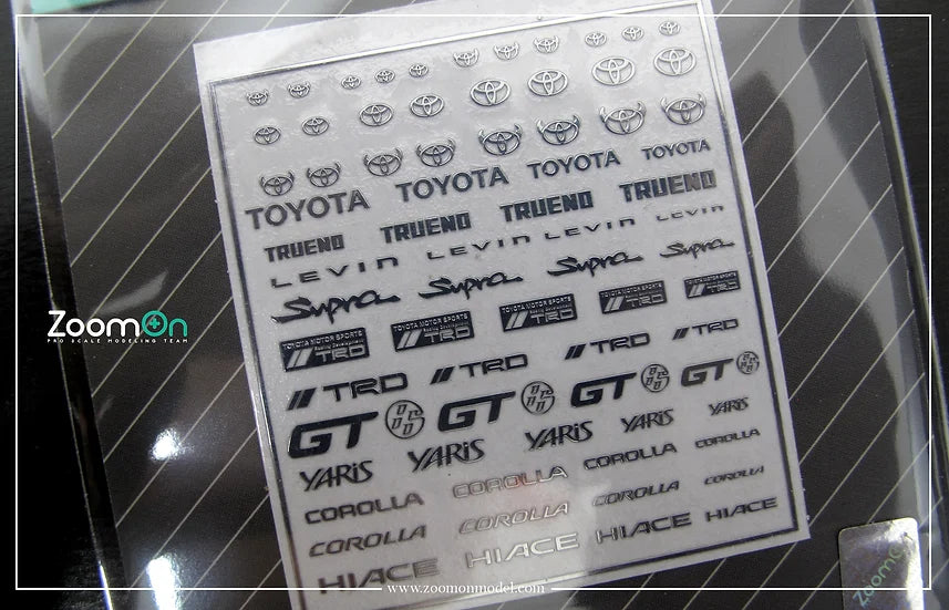 Toyota logo metal sticker