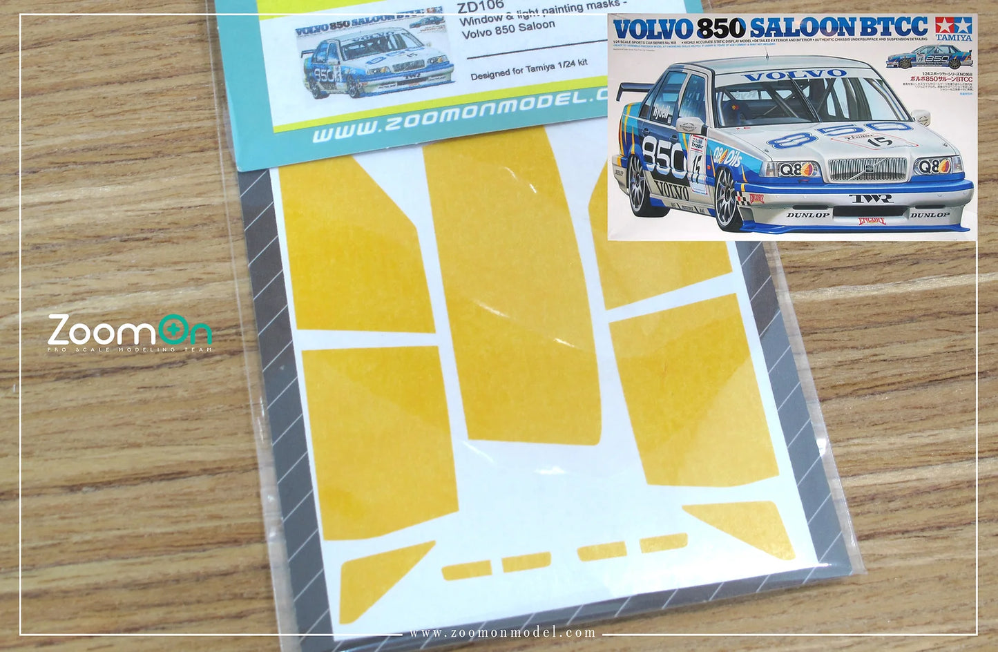 1/24  Volvo 850 Saloon  - Window & light painting masks