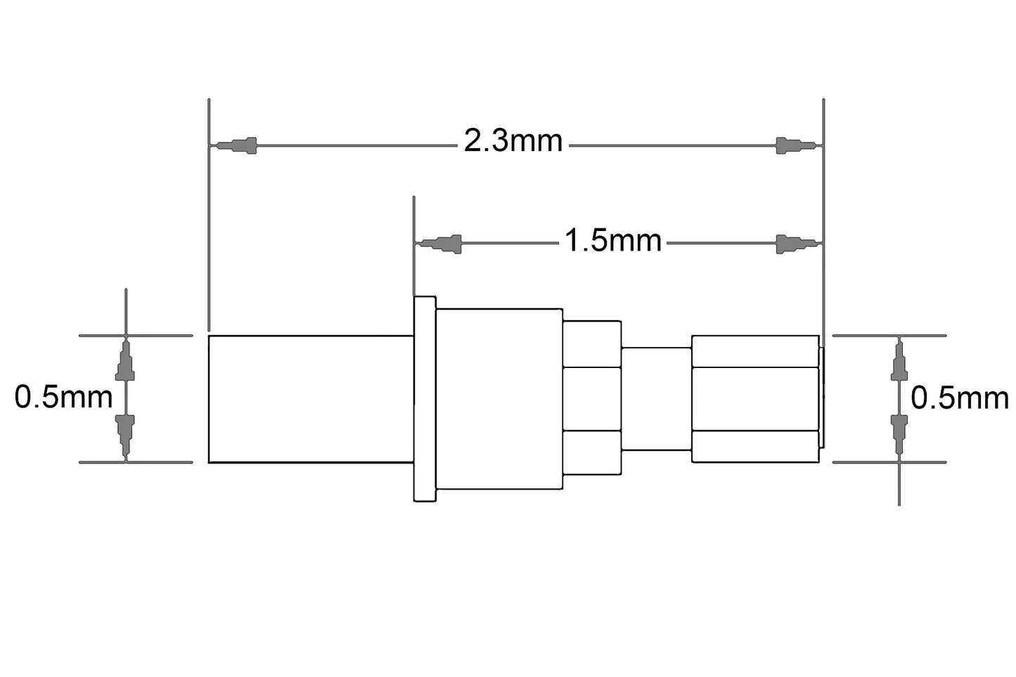 1/24 Wheel air valves A (5pcs)