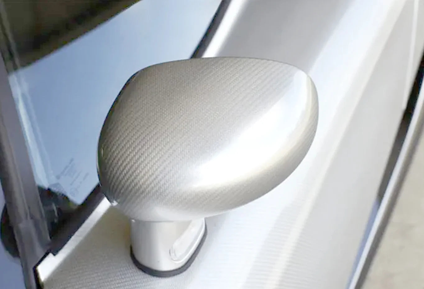 1/24 White carbon fiber decal -Twill weave