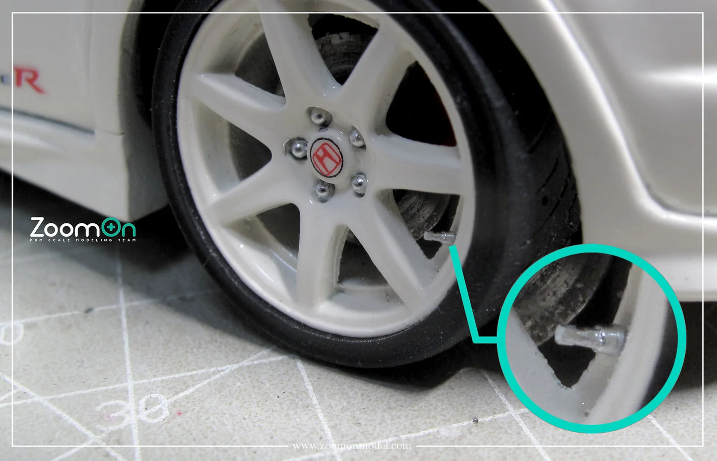 1/24 Wheel air valves A (5pcs)