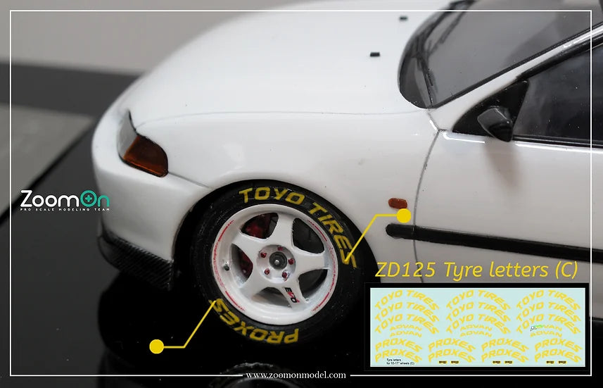 Tyre Marking Decal set C 15"-17"