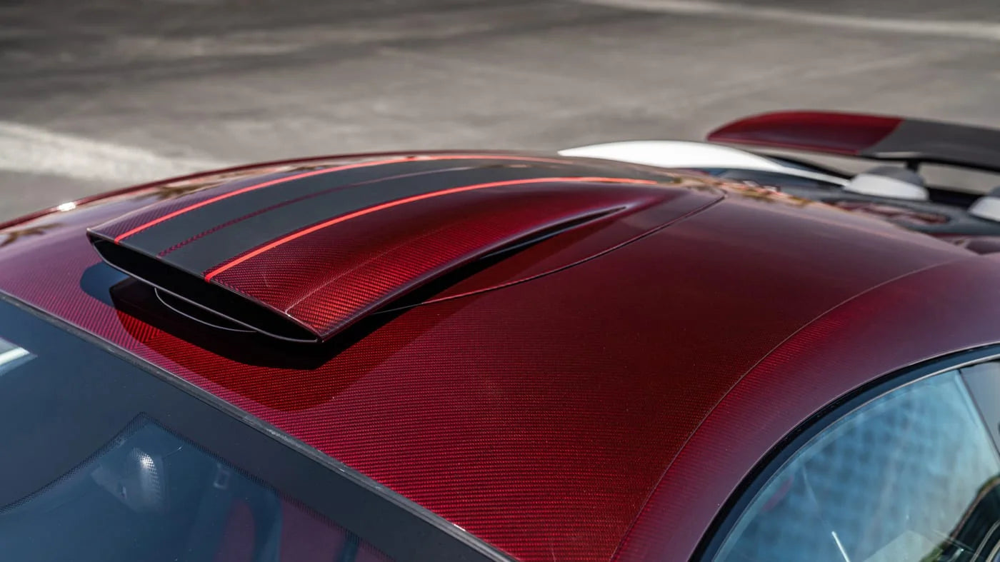 1/24 Red Carbon fiber decal -Twill weave-