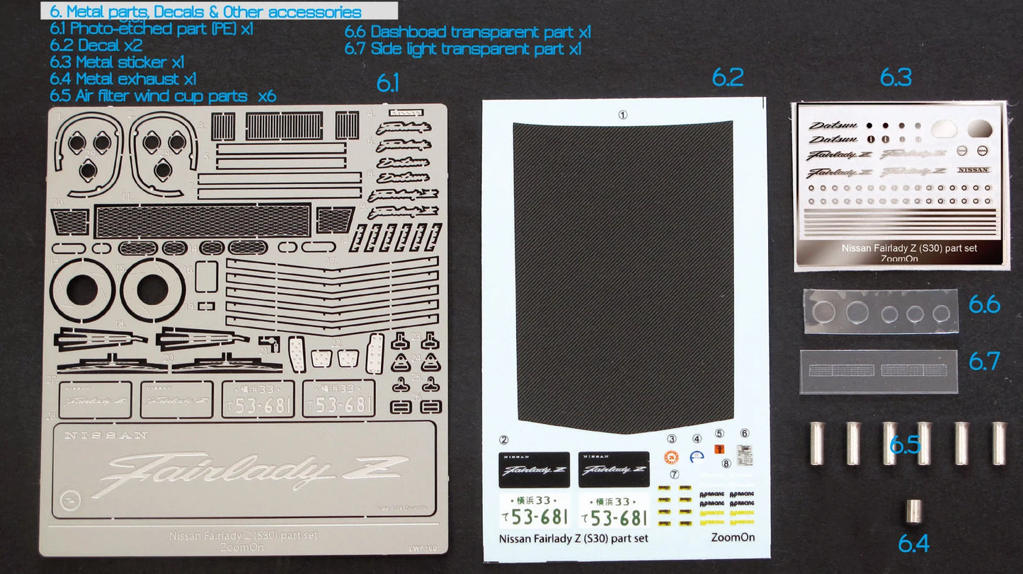 1/24 Nissan Fairlady Z (S30) Transkit