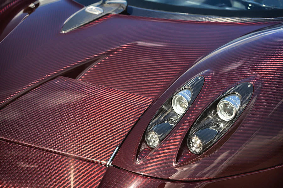 1/24 Red Carbon fiber decal -Twill weave-
