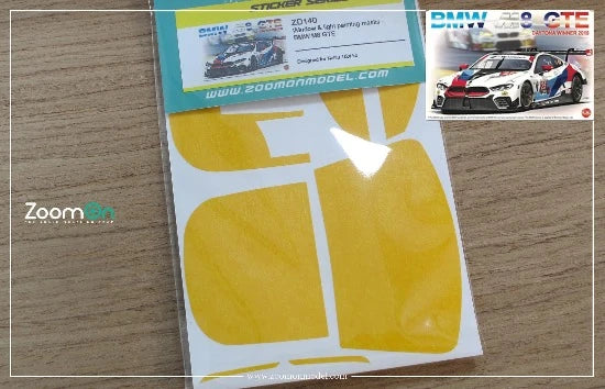 1/24 Nunu BMW M8 GTE window and light painting masks