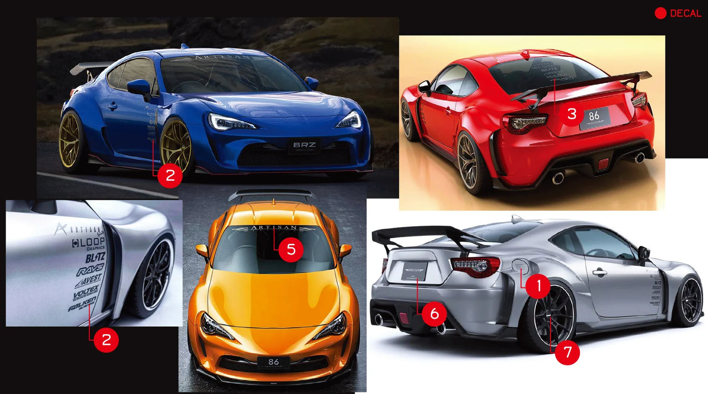 Artisan spirits BRZ / 86 wide body kit TransKit