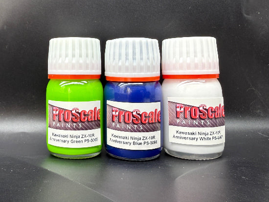 Meng 1/9 Kawasaki Ninja ZX-10R Paint Set (30ml x 3) – ProScale Paints