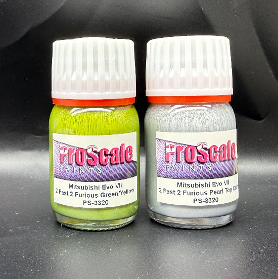 2 Fast 2 Furious Mitsubishi Evo VII Paint Set (30ml x 2)