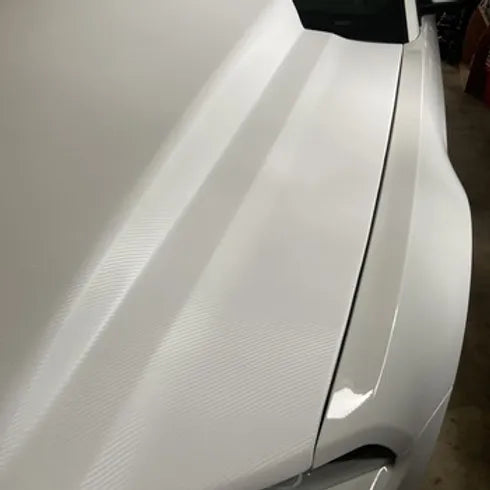 1/24 White carbon fiber decal -Twill weave