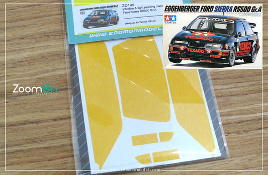 Ford Sierra RS500 Gr.A Window and light painting masks