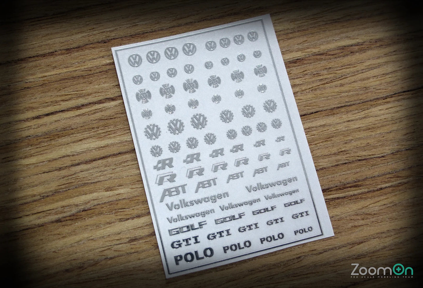 Volkswagen logo metal sticker
