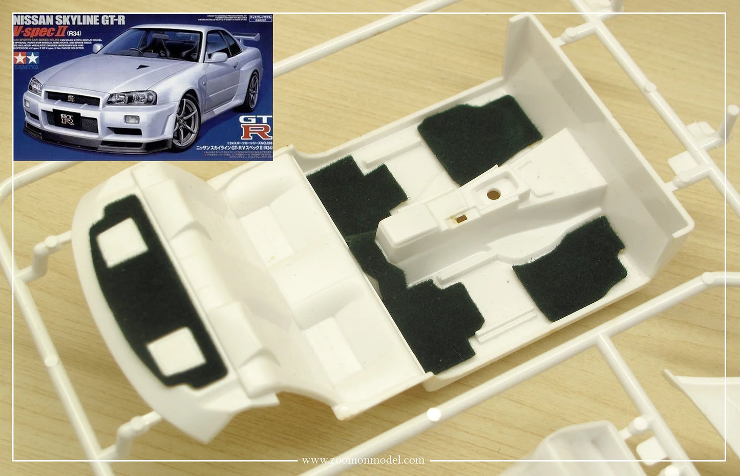 Carpet set - Black Nissan Skyline GTR R34