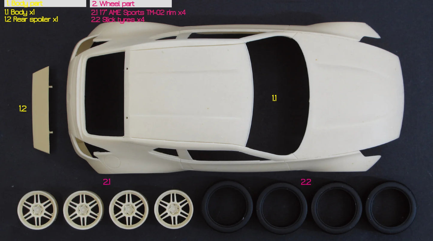 1/24 Nissan 370Z Wagon Transkit