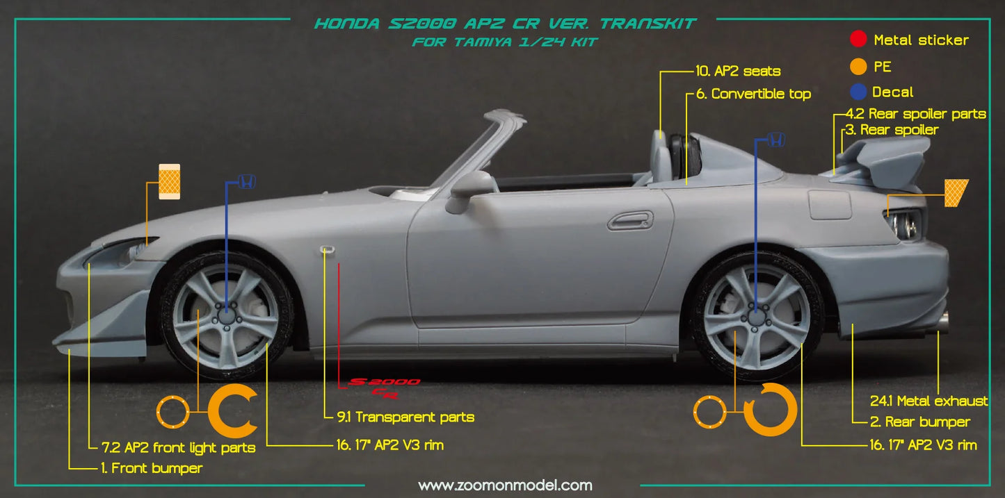 Honda S2000 AP2 CR TransKit