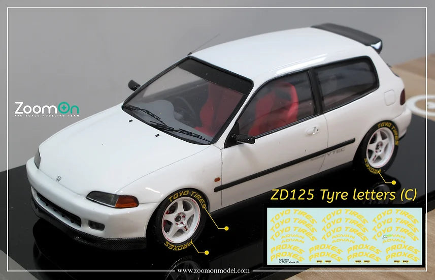 Tyre Marking Decal set C 15"-17"