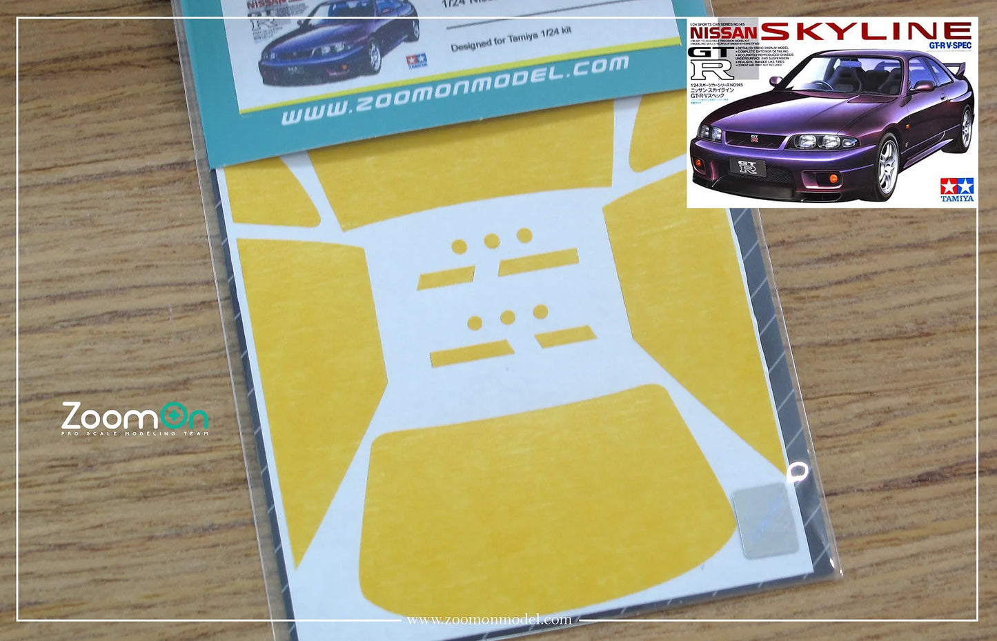 1/24 Nissan Skyline GTR R33 - Window & light painting masks