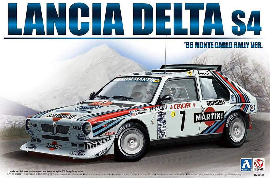 1/24 Lancia Delta S4 - Window & light painting masks