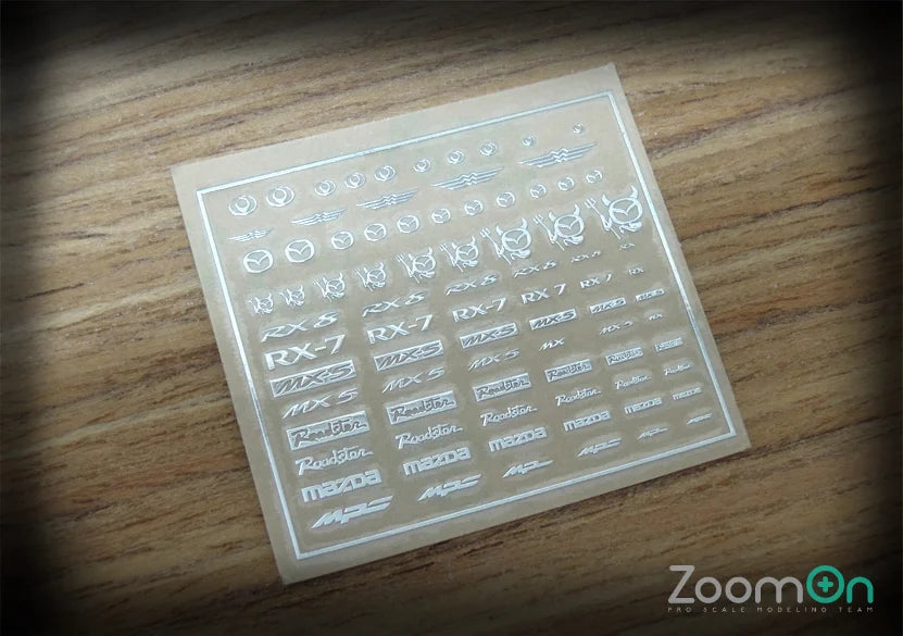 Mazda logo metal sticker