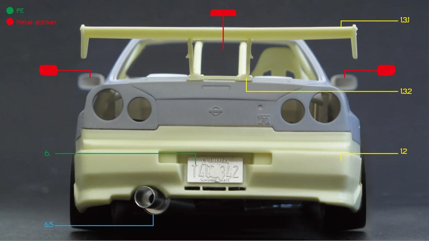 Nissan Skyline GT-R R34 F&F 2 Transkit