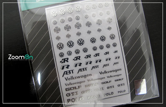 Volkswagen logo metal sticker
