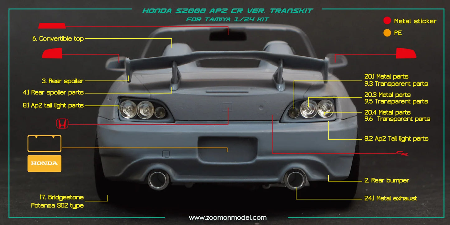 Honda S2000 AP2 CR TransKit