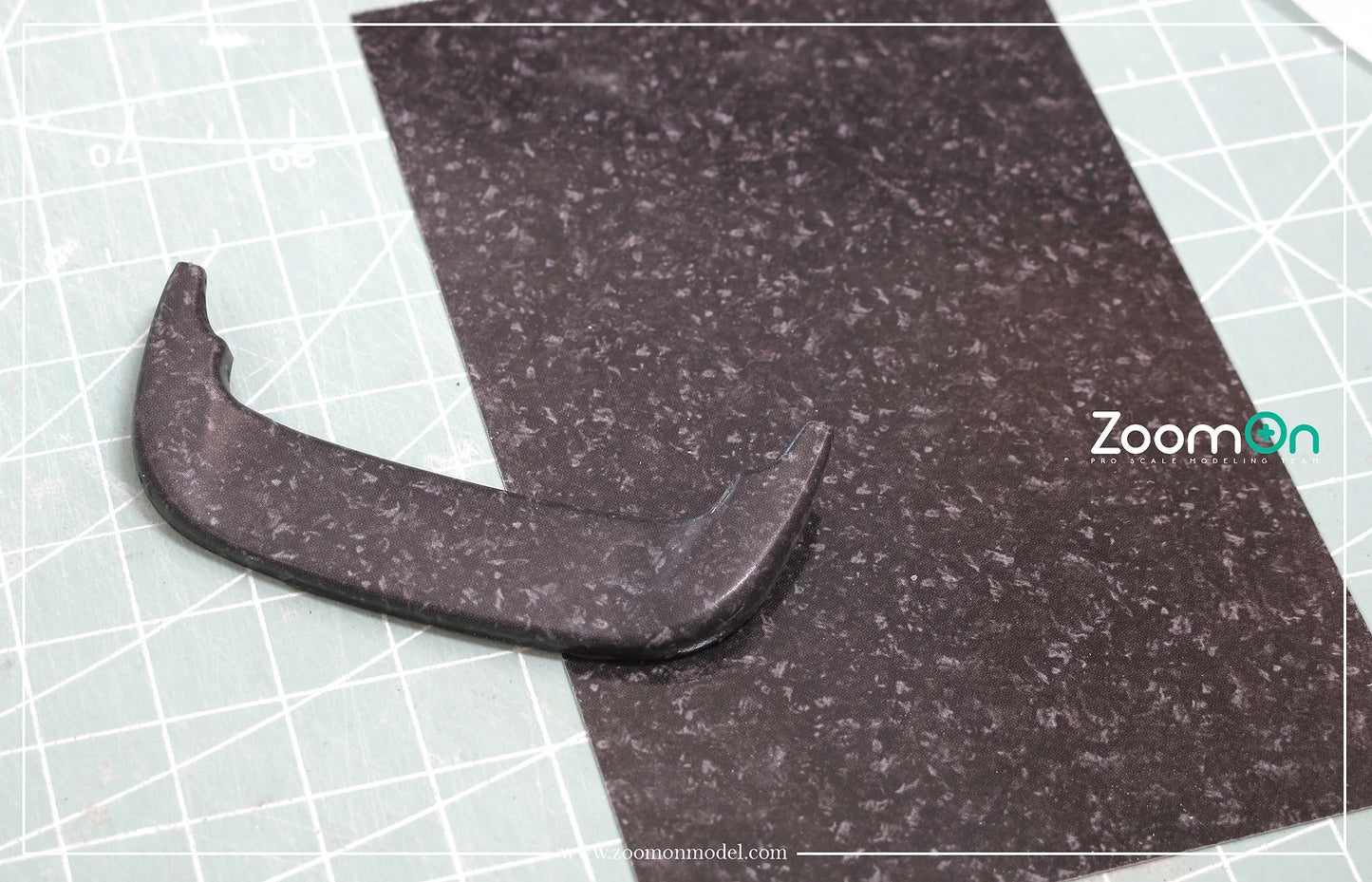 Forged carbon fiber decal -chopped style