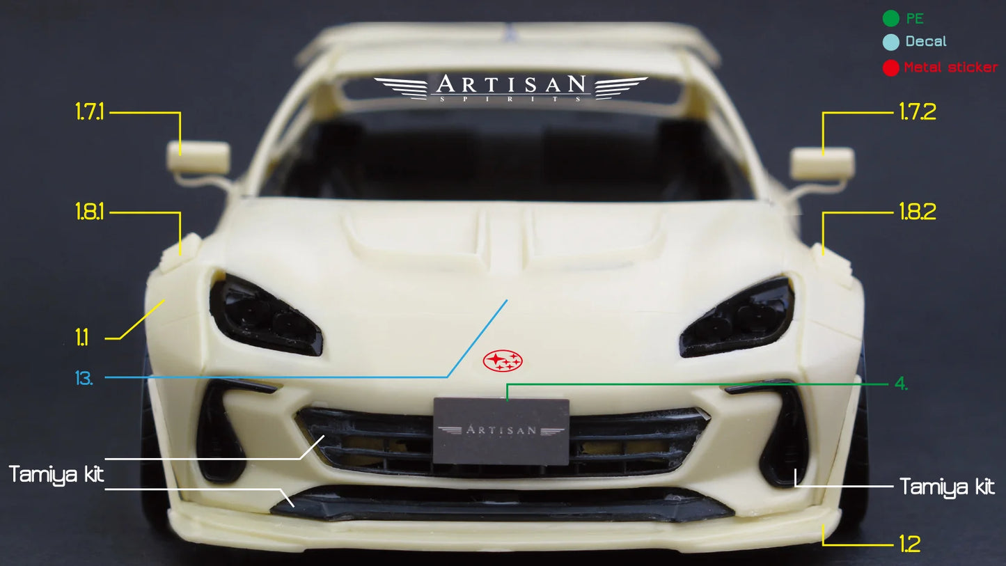 Artisan Spirits BRZ wide body TransKit