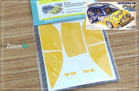 Ford Escort RS Cosworth Window and light painting masks