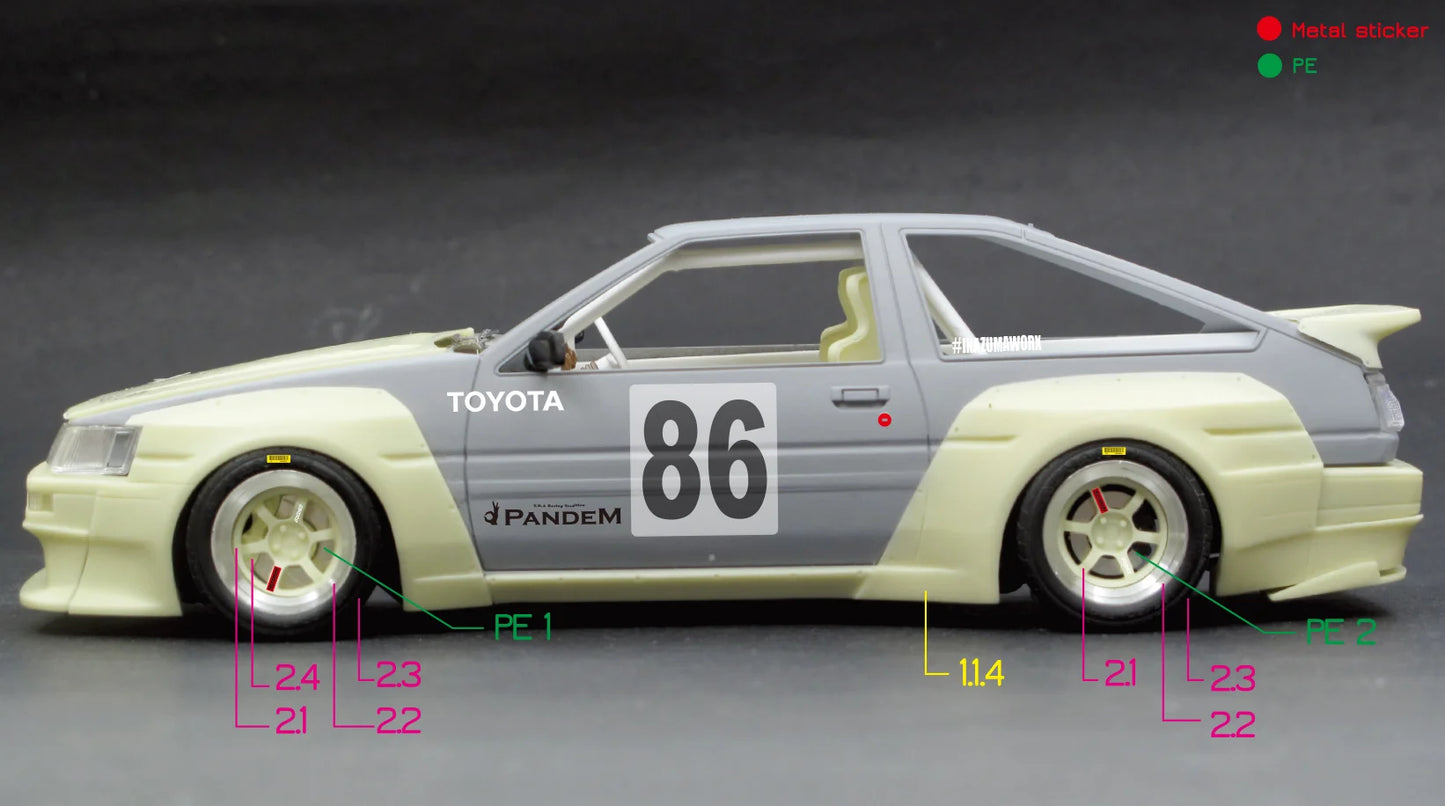 Pandem AE86 Levin TRD N2 TransKit