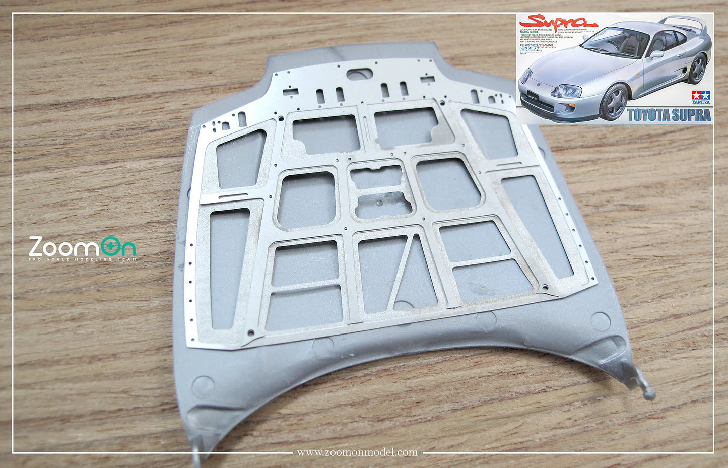 1/24 Toyota Supra (JZA80) hood structure