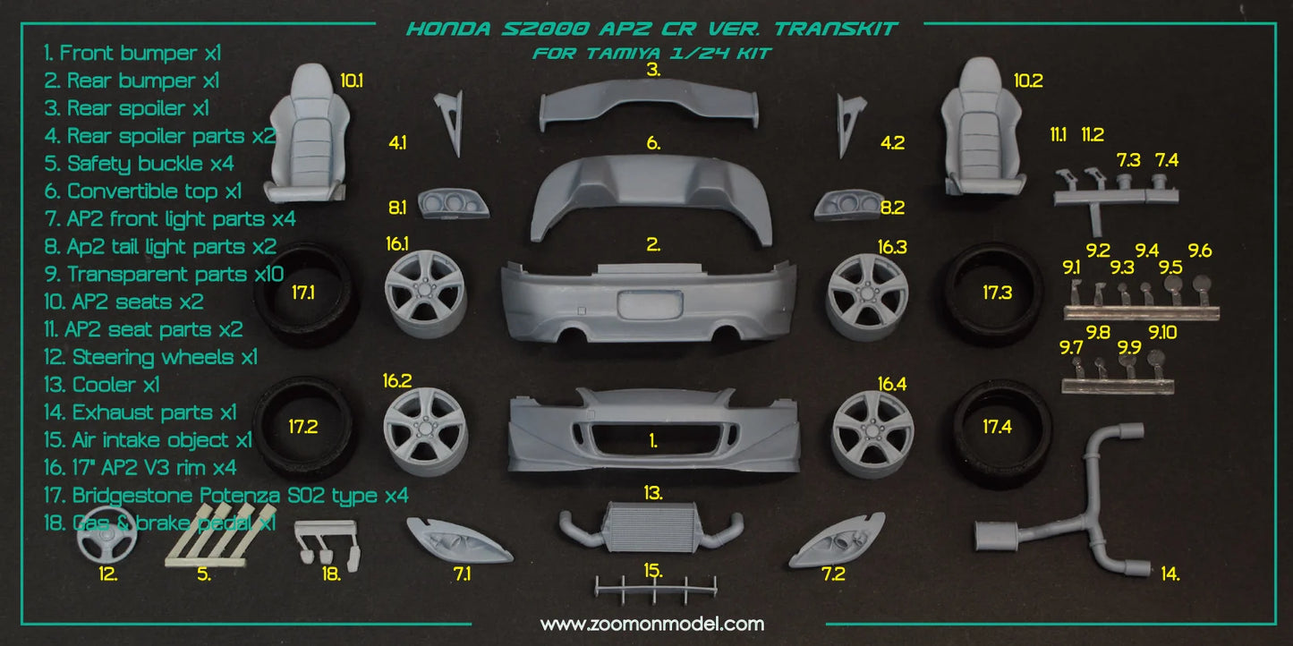 Honda S2000 AP2 CR TransKit