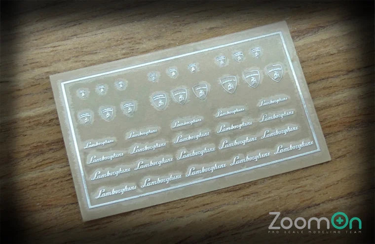 Lamborghini logo metal sticker