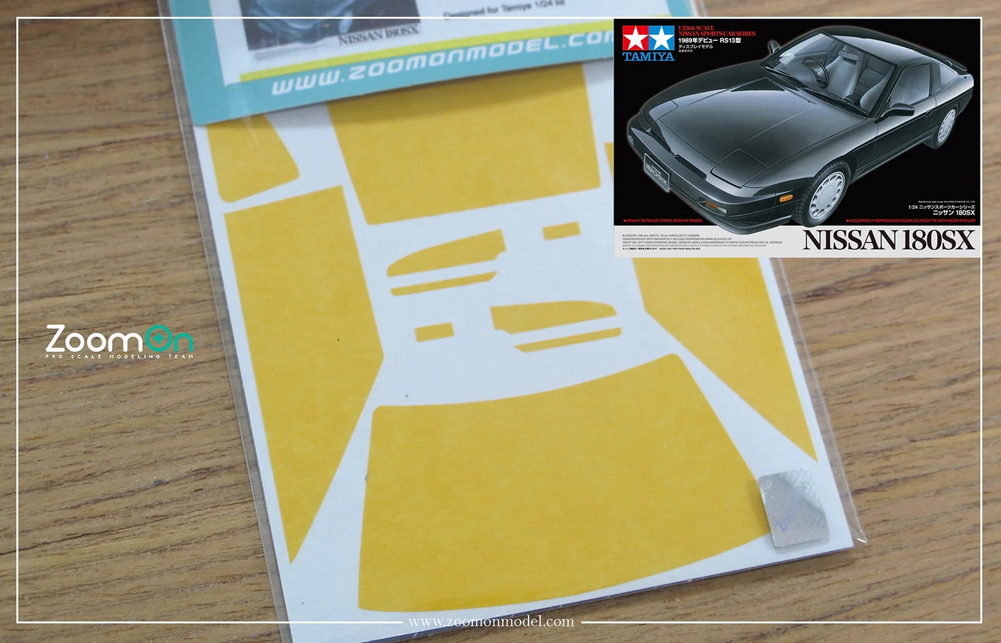 1/24 Nissan 180SX - Window & light painting masks