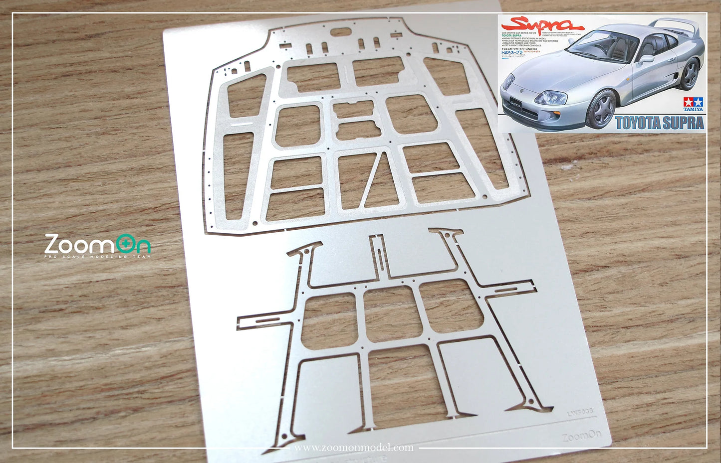 1/24 Toyota Supra (JZA80) hood structure