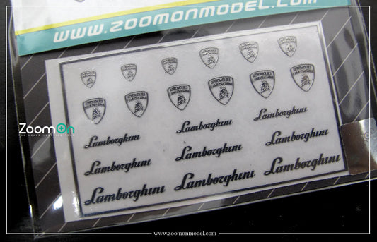 Lamborghini logo metal sticker