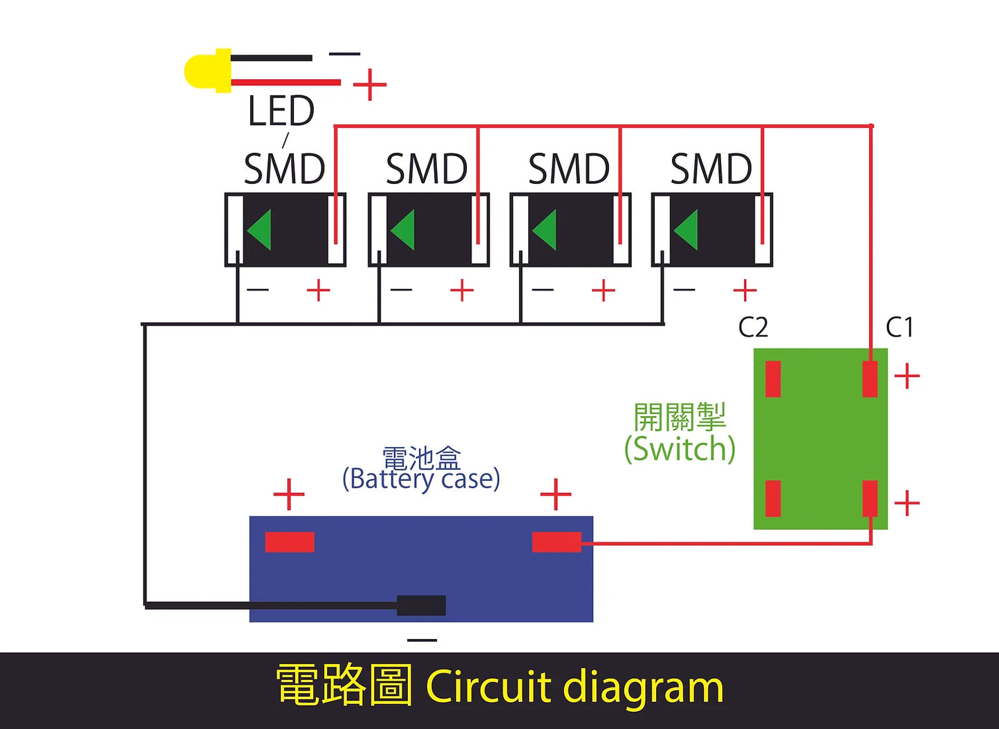 SMD light set