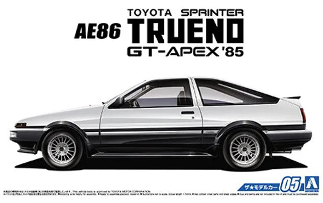 1/24 Toyota AE86 window and light painting masks