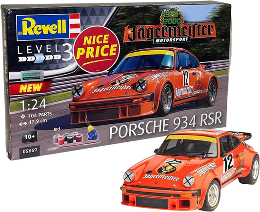 05669 Revell 1/24 Porsche 934 RSR Jagermeister Model Kit
