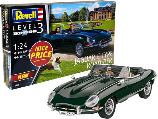 07687 Revell 1/24 Jaguar E-Type Roadster Model Kit